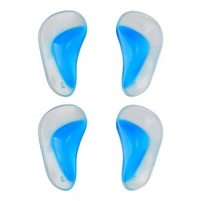 4Pcs Blue Arch Orthotic Support Insole Corrector Gel Pads Shoe Silicone Inser...