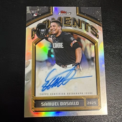 2026 Topps Finest Samuel Basallo Base (RAW)