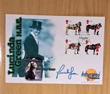 Great Britain Signed First Day Cover- 1997 'Lucinda Green' - Autographed Edition