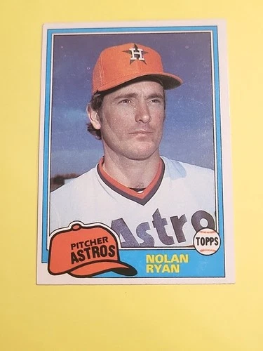 1981 Topps Baseball Nolan Ryan card #240
