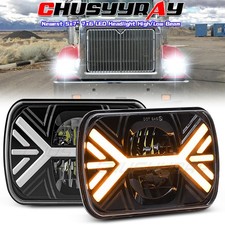 LED Headlights High/Low Beam For International 5900i 9200 9400 9900 7300 7400 AA