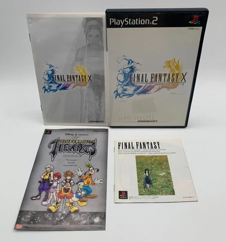 FINAL FANTASY X 10 Japan PS2 With Case + Manual + Inserts + Bonus Disc PS20179