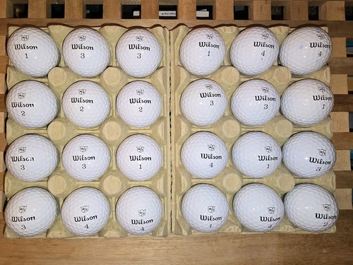 24 palline da golf Wilson Triad - grado Pearl/A (#1)