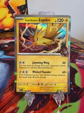 Pokemon Team Rocket's Zapdos 070/182 Holo Rare TCG 2025 Destined Rivals Card