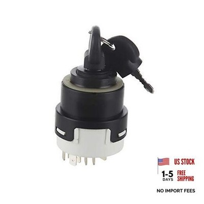 HMY 701-80184 701-45500 85804674 50988 Ignition Switch with 3 Terminal 10 Pins