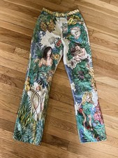 1960s Vintage Pop Art Novelty Denim Wrangler Jeans
