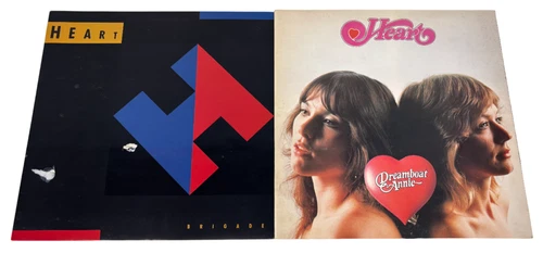 Heart Vinyl LP Lot Dreamboat Annie Brigade 12" Rock Record Bundle Rare L2E O827