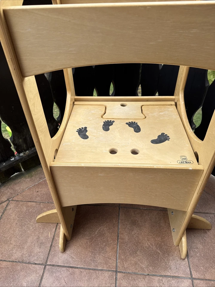 Learning tower from 1 year height adjustable with anti slip function - Image 3 of 4