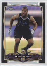 2014 Topps Chrome Black Refractor 295/299 Anthony Barr #161 5f2