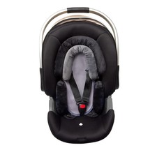 Infant Car Seat Head Support 3in1 Breathable Soft Insert Black Grey Toddler