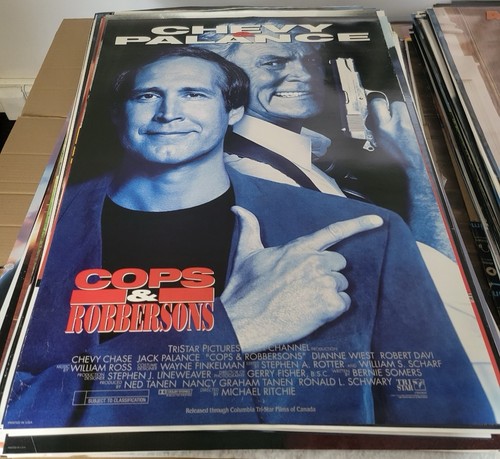 COPS & ROBBERSONS Original One Sheet Movie Poster - 1994 - CHEVY CHASE