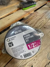 White Outdoor Flood Light Weatherproof Lamp holder Kit