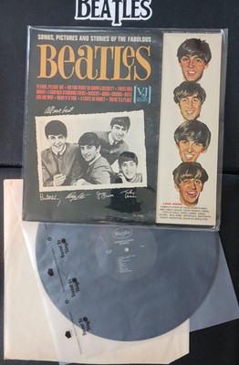 Beatles * Songs, pictures and stories  * VJLP 1062 * RARE SILVER OVAL LABEL *VG+