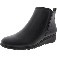 Easy Spirit Womens Yuna 3 Zipper Faux Leather Booties BHFO 3088