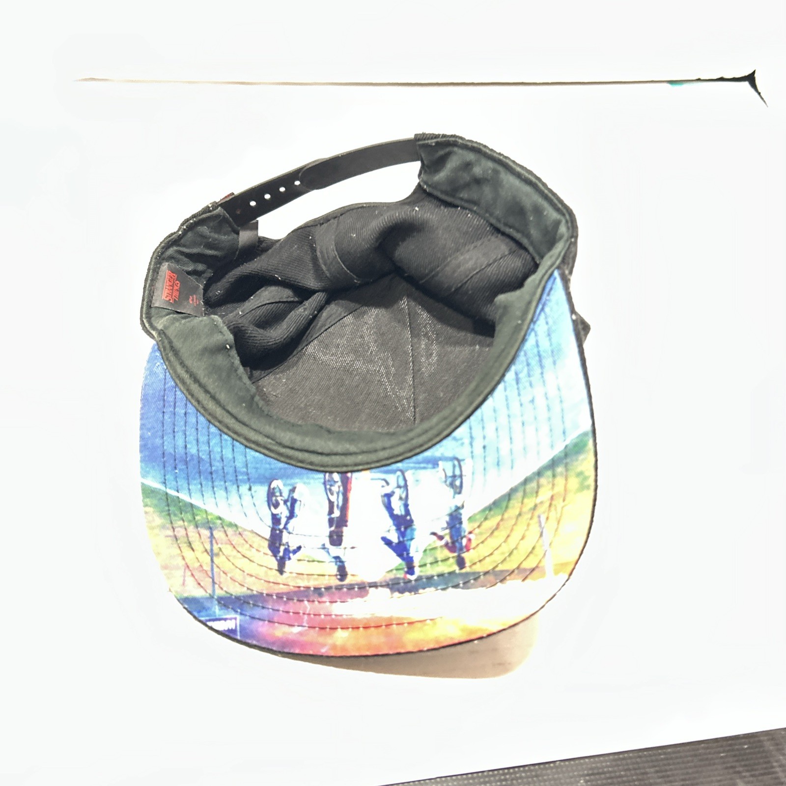 Stranger Things Black Adjustable Hat, Cool Brim - image 5