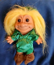 Vintage Russ Troll Doll Robin Hood Yellow Hair