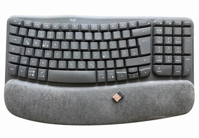 Logitech Wave Keys Wireless Bluetooth Tastatur YR0096 ergonomisch QWERTZ vHändle