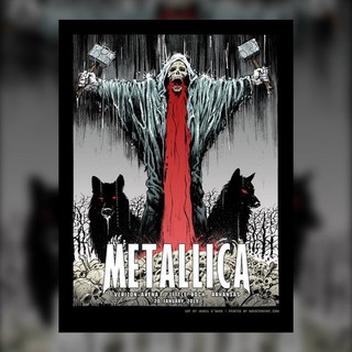 Metallica concert poster 11 X 17 NEW !  FREE Shipping USA only !