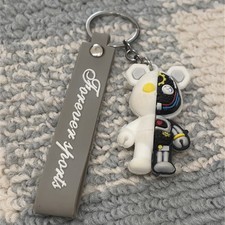 Cartoon Bear Keychain Rubber Mini Pendant Bag Charm Accessory - Forever Sports
