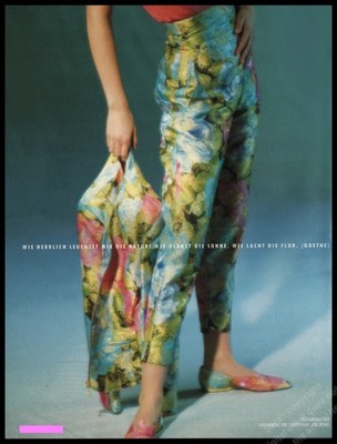 1990 Footwear Ballerina Mondi Magazine Print Ad Women Fashion Long Legs shoes-EC