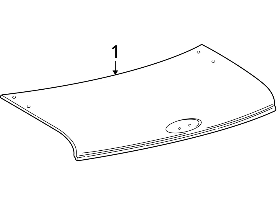 (LOCAL PICKUP ONLY) Hood Fits 03-07 FORD E150 VAN 6780219 Foto 4 de 4