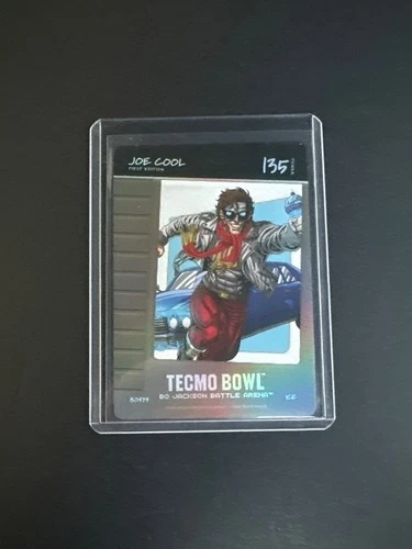 Joe Cool Tecmo Bowl Bo Jackson Battle Arena 135 Power Ice BO474 Blow On It