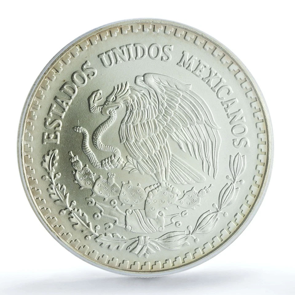 Moneda de plata México 1 onza Libertad Ángel de la Independencia KM-613 MS 69 PCGS 1997 Foto 2 de 4