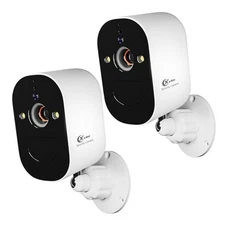  2PCS 1080P Security Cameras Wireless Outdoor, 1080P WiFi Indoor Home 2PK