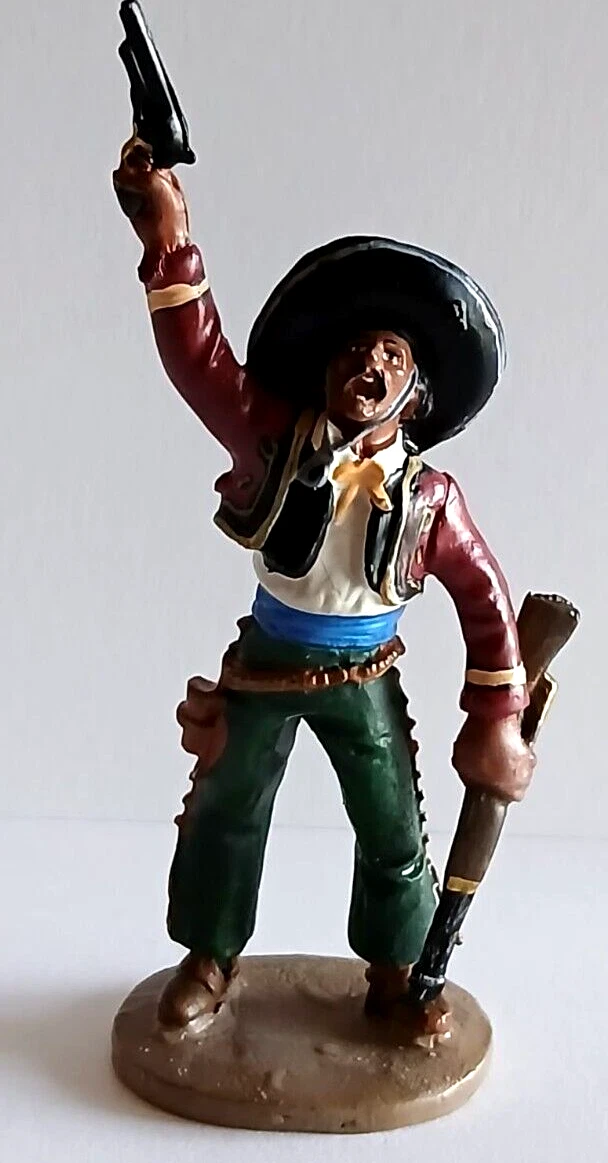 Soldat Mexicain 54 Mm – Figurine Peinte à La Main, Résine, Irbis Miniatures, Art