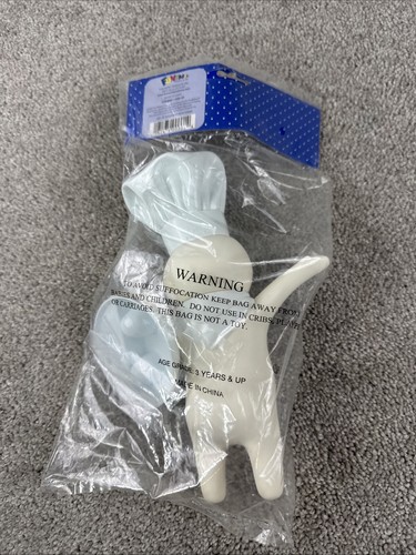 Pillsbury Doughboy Hands Up Vinyl with Stand and Swivel Head 2005 New 8” Tall - Picture 2 of 3