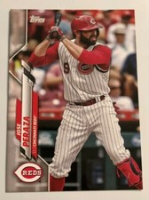 2020 Topps Series 1 JOSE PERAZA BASE PARALLEL #036/300 Made Reds #287