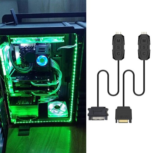 Intelligent Fan Controller ARGB RGB LED Color for Smart Fan Computer Remote Cont - Afbeelding 2 van 8