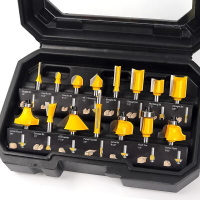 Brocas Para Enrutador Juego De 15 Piezas Herramientas Para Carpinteria