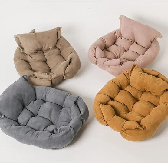 Pet Daily Kit Multifunctional Folding Pet Crate Bed Soft Rectangular Dog Cat Bed