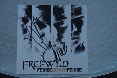 Frei.wild Freiwild - enemies of your enemies CD album signed/autograph/autographed