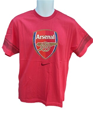 Nike Arsenal 半袖シャツ レッド/ホワイト ビンテージ 英国製 NIKE ナイキ Arsenal FC アーセナル サッカーシャツ