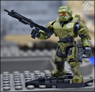 HALO INFINITE 3 MEGA CONSTRUX GREEN UNSC SPARTAN CENTURION MINI FIGURE
