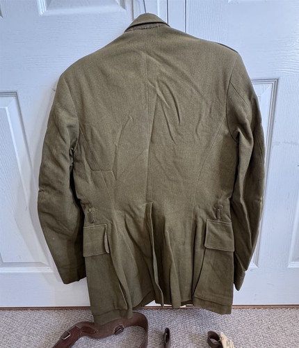 Antique RHA Royal Artillery Uniform Jacket with Buttons, Collar Badges & Belts - Picture 15 of 22