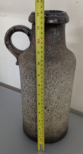 Mid Century Germany Lava Jug Vase – Vintage Ceramic Decor - Picture 6 of 7