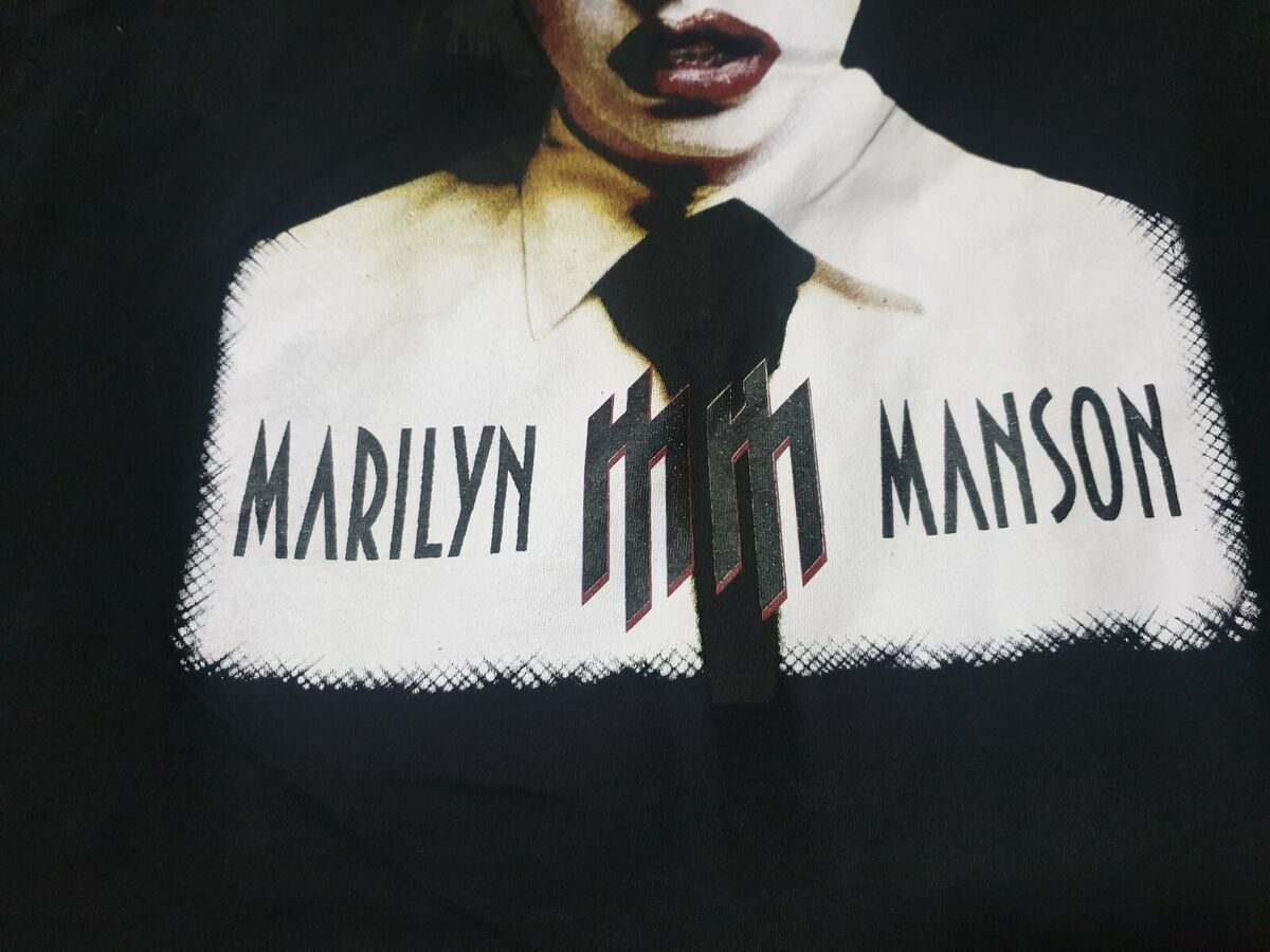 Rare Vintage 2000 Marilyn Manson T-Shirt Size L | eBay Rare Vintage 2000 Marilyn Manson T-Shirt Size L | eBay