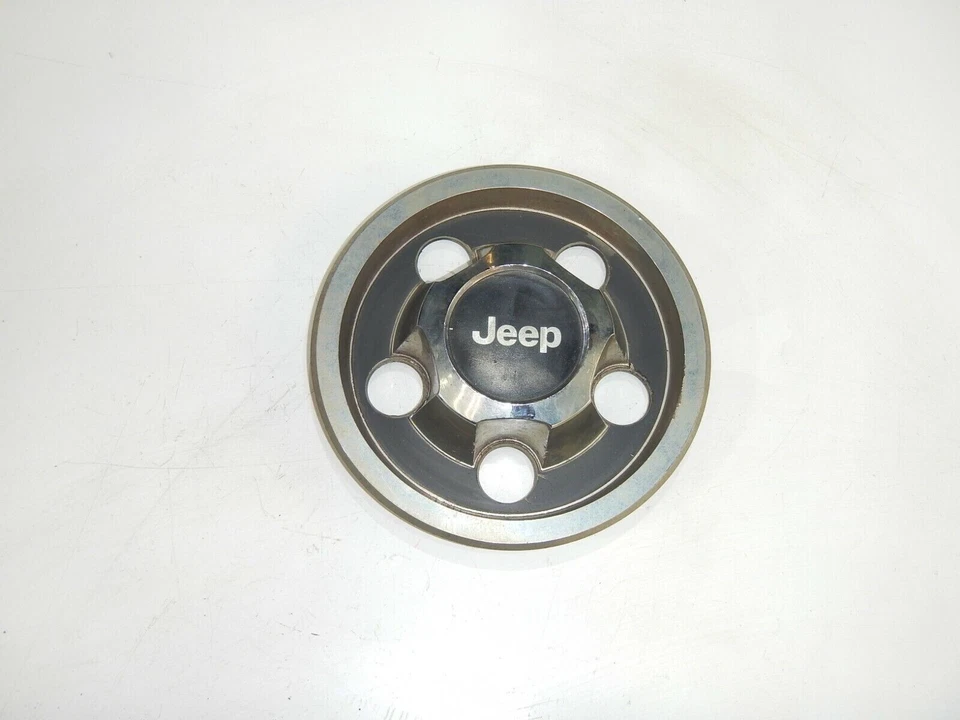 Центральный колпак ступицы колеса Jeep Cherokee Comanche Wrangler хромированный обод 8952-000-153 - Изображение 4 из 4