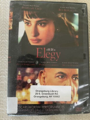 Elegy  DVD English  2008 Romance Drama Tragic/ Sexy Penelope Cruz  