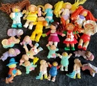 Lot of 23 Vintage 1984 Cabbage Patch Kid Figures Mini Figurines PVC Rare Odd