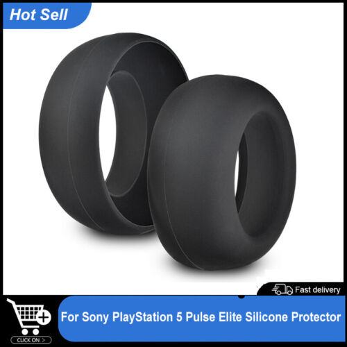 Ear Pads Silicone Protective Cover For Sony PlayStation 5 Pulse Elite Headphone - Picture 1 of 10