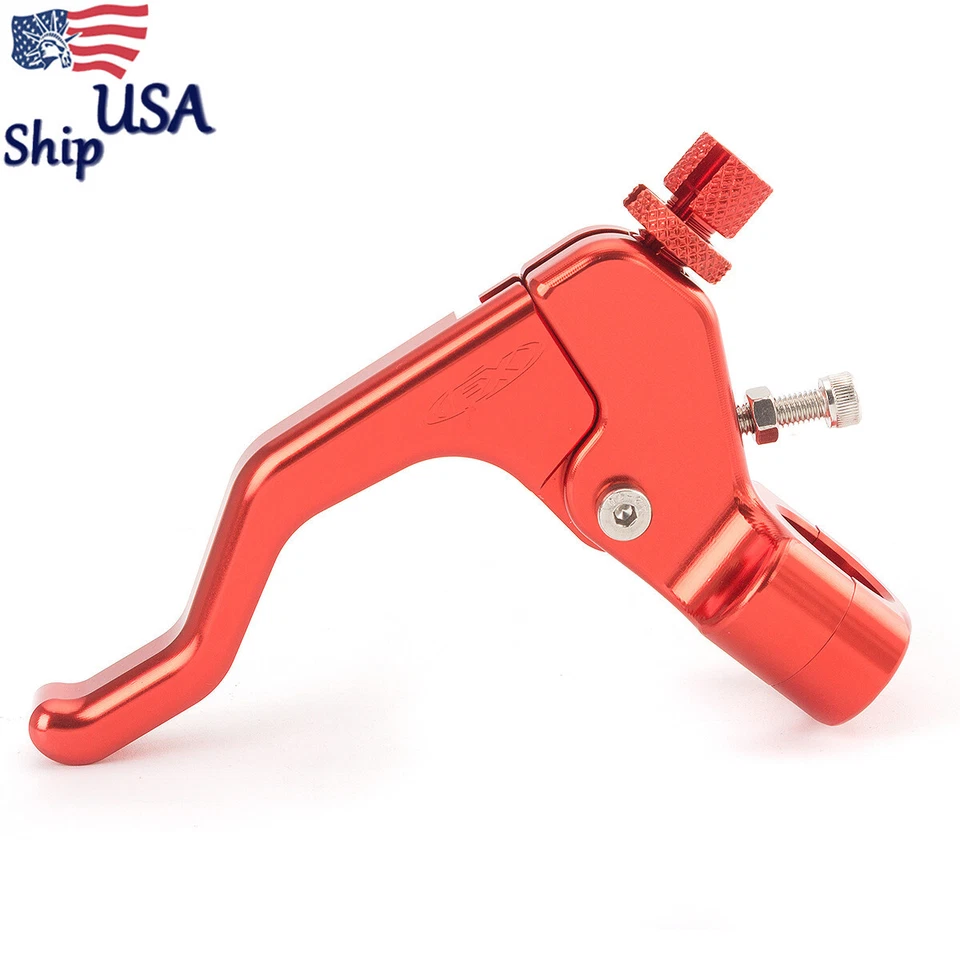 Palanca de embrague de cable de rendimiento CNC rojo CNC para CRF250X/CRF450R/CRF450X 02-16 Foto 3 de 4