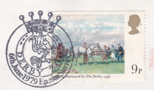 GB 1979 Mahmoud 1936 Derby SG 1087 Epsom Derby FDI special cancel on Piece VGC