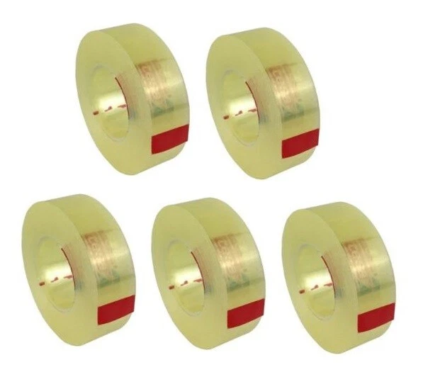 5 x tesa 57371 Klebefilm Klebeband tesafilm® transparent 33mx15mm