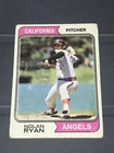 1974 Topps Nolan Ryan California Angels Baseball Card #20 Vintage Card VG POOR