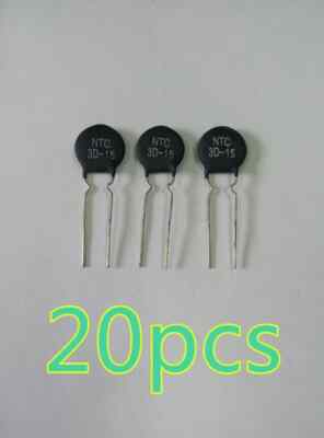 20pcs Thermistor Temperature Sensor NTC MF72 +/-20% 15mm 3D-15