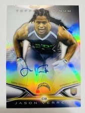 2014 Topps Platinum #31 Jason Verrett Autographs Refractors